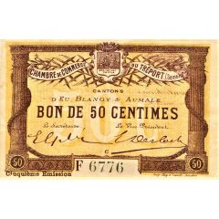 50 Centimes - Chambre de Commerce du Tréport 76