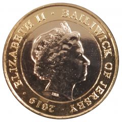 2 Pounds - Elizabeth II Jersey Zoo - Error without Value
