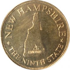 Token - Shell’s States of the Union Coin Game, Version 1 New Hampshire