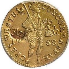 1 Ducat West Friesland Countermark