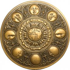 Medal - Franklin Mint Annual Calendar Moon