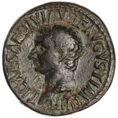 As - Tiberius IMP T CAES DIVI VESP F AVG REST S C