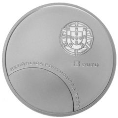 8 Euros Football - The Keeper's Save, .925 Silver
