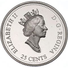 25 Cents - Elizabeth II May, silver