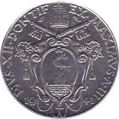 20 Centesimi - Pivs XII