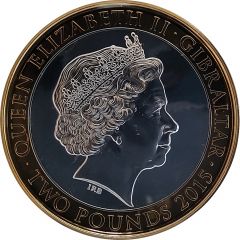 2 Pounds - Elizabeth II Let us go forward together