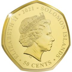 50 Cents - Elizabeth II Tyrannosaurus Rex