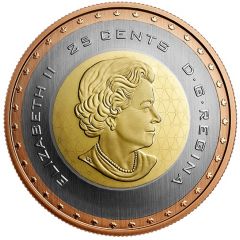 25 Cents - Elizabeth II First Canadian in Space