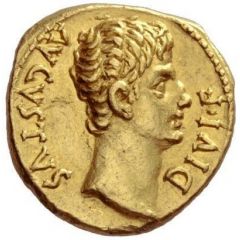 Aureus - Augustus IMP XII