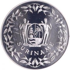 100 Guilders World Cup, Winner Brazil, .500 Silver