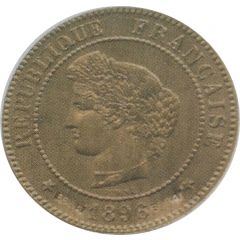 5 Centimes Epreuve technique en bronze de Oudiné