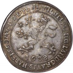 1 Thaler - William VI Weidenbaumtaler