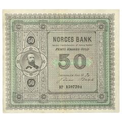 50 Kroner - Oscar II King Oscar II issue