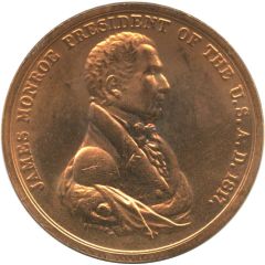Medal - Peace and Friendship James Monroe, President of the United States