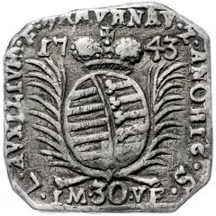 30 Kreuzers Siege coinage
