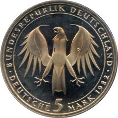 5 Deutsche Mark Johann Wolfgang von Goethe