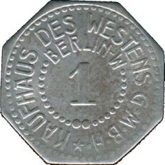 1 Pfennig - Berlin Kaufhaus des Westens GmbH