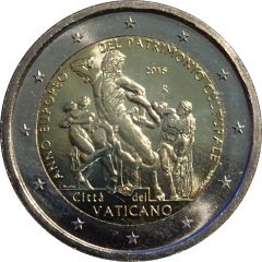 2 Euros - Franciscus European Year of Cultural Heritage