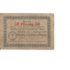 50 Pfennig Kaufmännischer Verein
