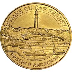 Monnaie de Paris Tourist Token - Phare Cap Ferret Bassin d`Arcachon