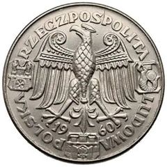 100 Zlotys Polish Millennium Trial Strike Ni faces right with 100zl large eagle