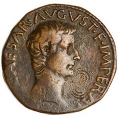 As - Tiberius PONTIFEX TRIBVN POTESTATE XII S C