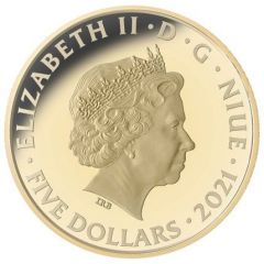 5 Dollars - Elizabeth II Wolfgang Amadeus Mozart