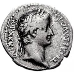 Drachm - Tiberius and Drusus the Younger DRVSVS CAES TI AVG F COS II TR P