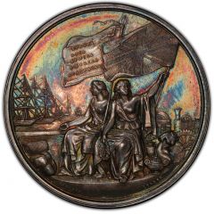 Medal - Victoria Great London Exposition, Pinches, silver, 42mm