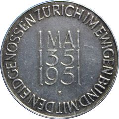 600 Year Canton of Zürich joining of Swiss Confederation