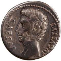 Denarius - Augustus OB CIVIS SERVATOS
