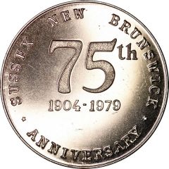 Medal - 75th Anniversary Sussex New Brunswick
