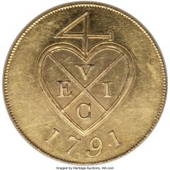 2 Pice - Gilt Specimen