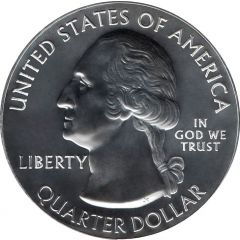 1/4 Dollar `Washington Quarter` Weir Farm National Historic Site, Connecticut - Silver 5 oz Bullion