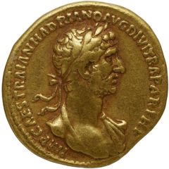 Aureus - Hadrian DIVI NER NEP P M TR P COS FORT RED, Fortuna
