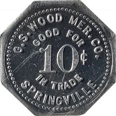 10 Cents - G.S. Wood Springville, Utah