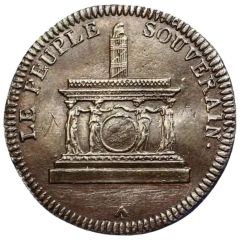 Décime pattern of monnaie de confiance