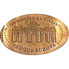 Elongated coin - Puerta de Alcalá