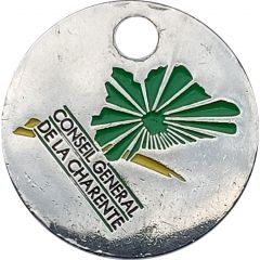 Jeton de Chariot - conseil général de la Charente