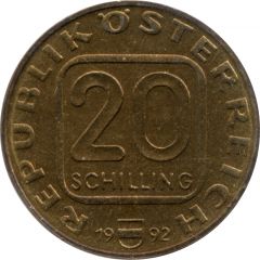 20 Schilling Franz Grillparzer