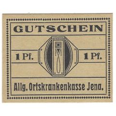 1 Pfennig Allgemeine Ortskrankenkasse
