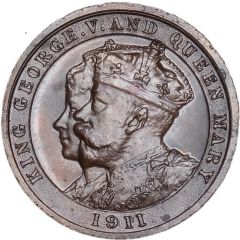 Medal - George V Coronation, J. Fray, bronze, 39mm