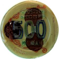 500 francs - Casino de Monte-Carlo