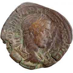 Sestertius - Philippus I SALVS AVG S C, Salus