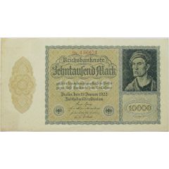 10 000 Mark Reichsbanknote, small issue