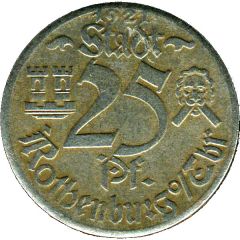 25 Pfennig - Rothenburg ob der Tauber Spital Bastei