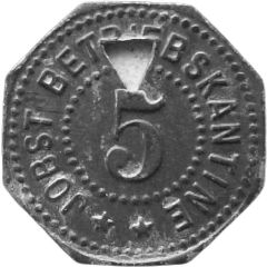 5 Pfennigs - Dachau Jobst Betriebskantine