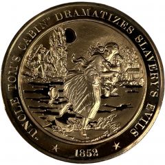 Medal - History of the United States `Uncle Tom`s Cabin` Dramatizes Slavery