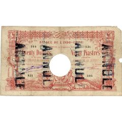 20 Dollars / 20 Piastres