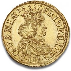 1 Ducat - Frederik III